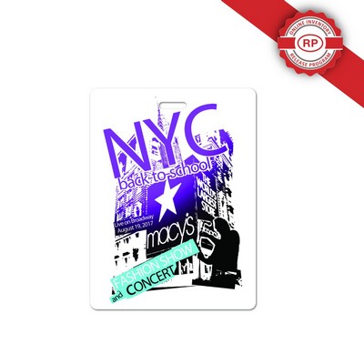 USA Made Laminated Event Tag (3"x4") Rectangle